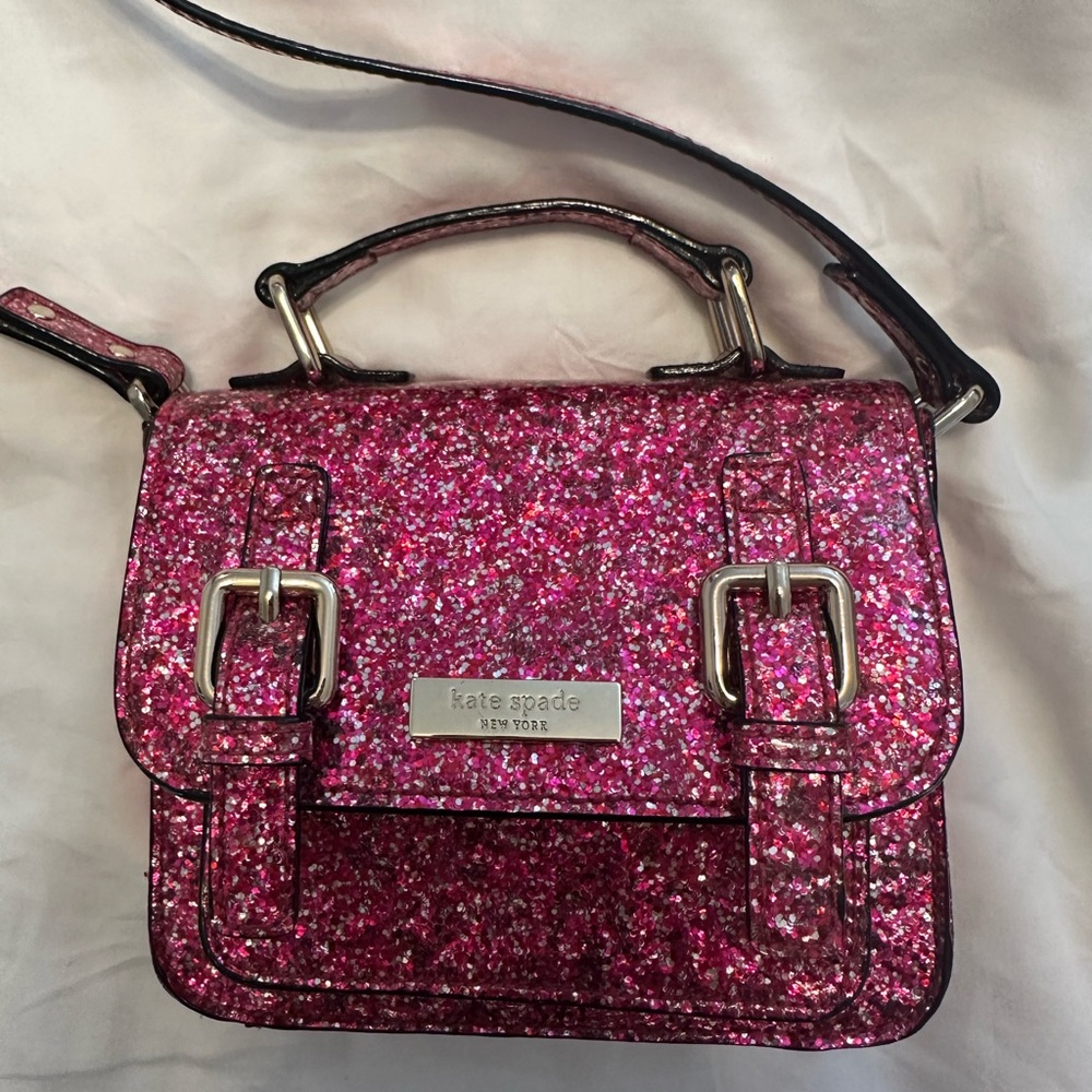 Kate Spade Girls Glitter Scout Purse